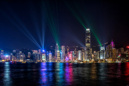 Symphony of Lights show in Hong Kong