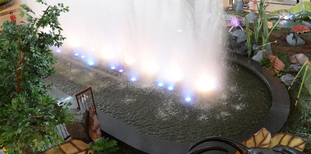 Fountain at the Aberdeen Center.