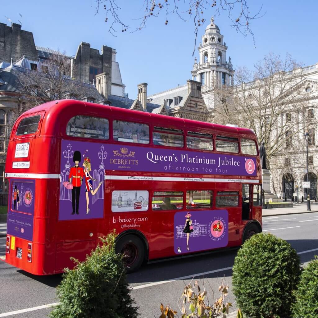 An iconic British Routemaster bus